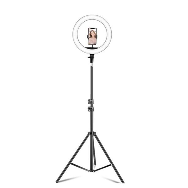Dimmable Color Temperature LED Ring Fill Light Live Broadcast Set...