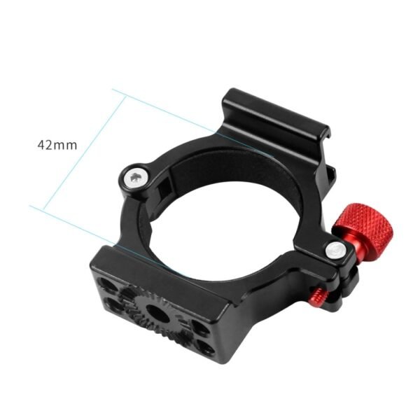 Hot Shoe Adapter Ring Microphone Mount for Zhiyun Smooth 4 Handle Gimbal Stabilizer Rode - Image 3