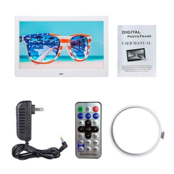 DPF-106 10.1 inch Digital Photo Frame LED Video Advertising Machine, US Plug, EU Plug, UK Plug, AU Plug - Image 2
