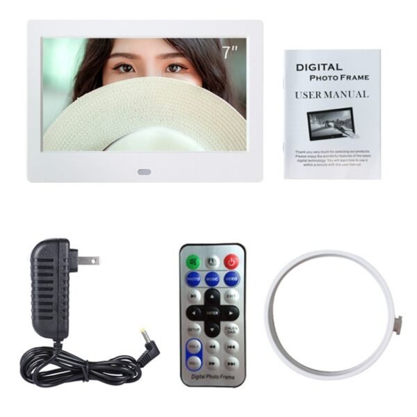 DPF-706 7 inch Digital Photo Frame LED Wall Mounted Advertising Machine, US Plug, EU Plug, UK Plug, AU Plug - Image 2