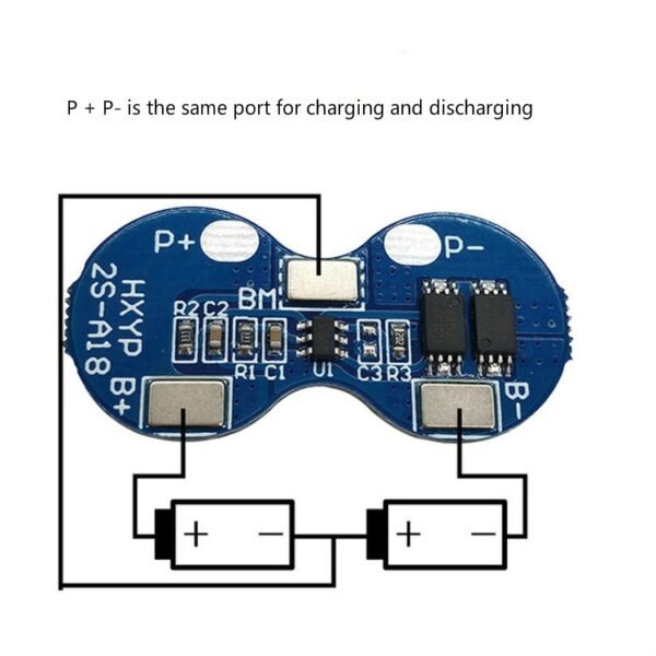 30 PCS  4A  2-Tandem 7.4V / 8.4V 18650 Lithium Battery Protection Board,  Anti-Overcharge, Anti-Overdischarge - Image 4