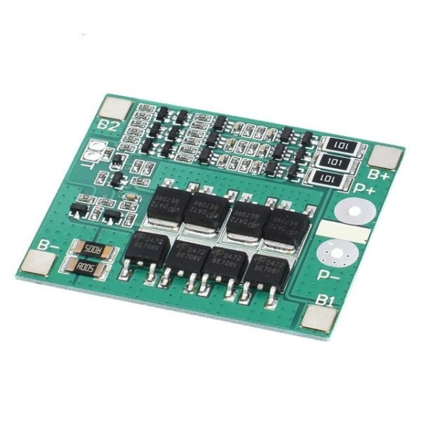 25A 11.1V-12.6V Over-Current Over-Charge Protection Board with Equalization for 18650 Lithium Battery, 3 S 12V 25A - Image 2