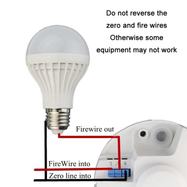 220V Body Sensor Microwave Sensor Switch For Moving Objects - Image 4