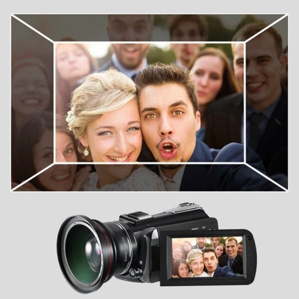 ORDRO AC3 3.1 inch IPS Screen 4K Full HD 13MP Night Vision WiFi Live Camcorder DV Digital Camera, Standard, Standard + Microphone, Standard+ Microphone +Fill Light - Image 9