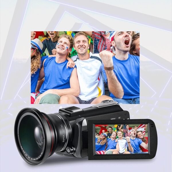 ORDRO AC5 4K HD Night Vision WiFi 12X Optical Zoom Digital Video DV Camera Camcorder, Standard, Standard + Microphone, Standard + Microphone + Handheld Stand, Standard+  Microphone + Fill Light - Image 11