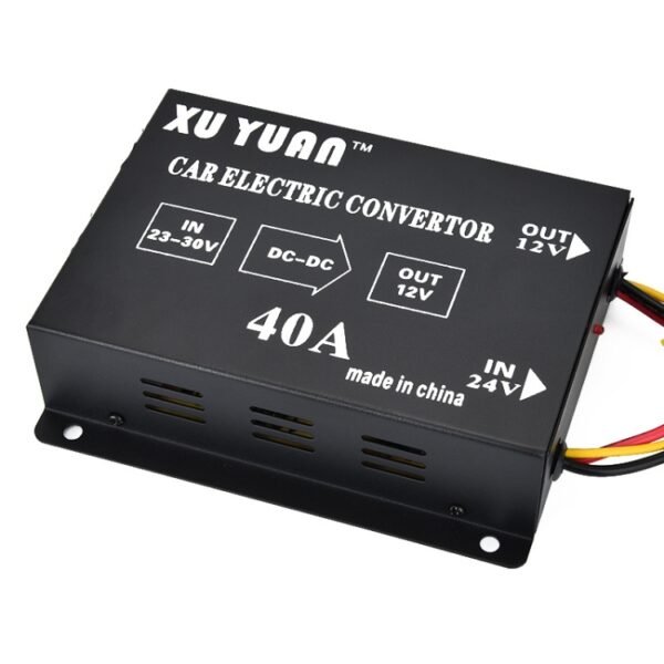 XUYUAN 480W Step-Down Converter 24V to 12V 40A Automotive DC Power Buck Converter - Image 4