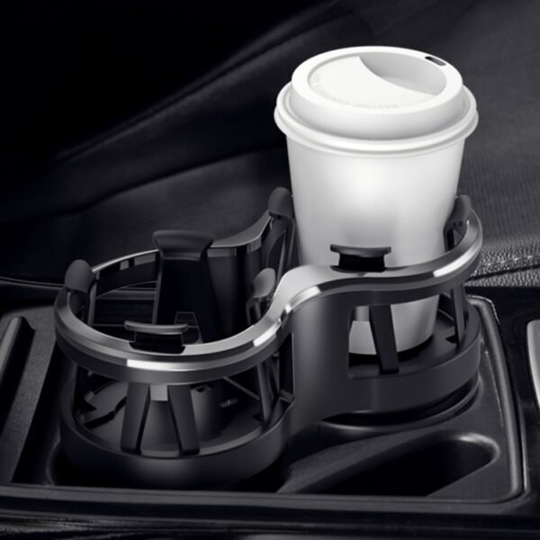 SHUNWEI SD-1038 Car Dual-Hole Water Cup Holder Cola Vacuum Flask Holder One For Two Beverage Holders - Image 2