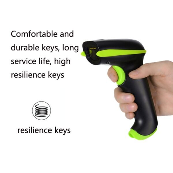 Laser Wireless Scanner Bluetooth Scanner Supermarket Express Scanne... - Image 2