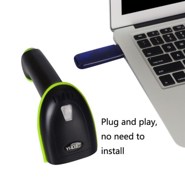 Laser Wireless Scanner Bluetooth Scanner Supermarket Express Scanne... - Image 5
