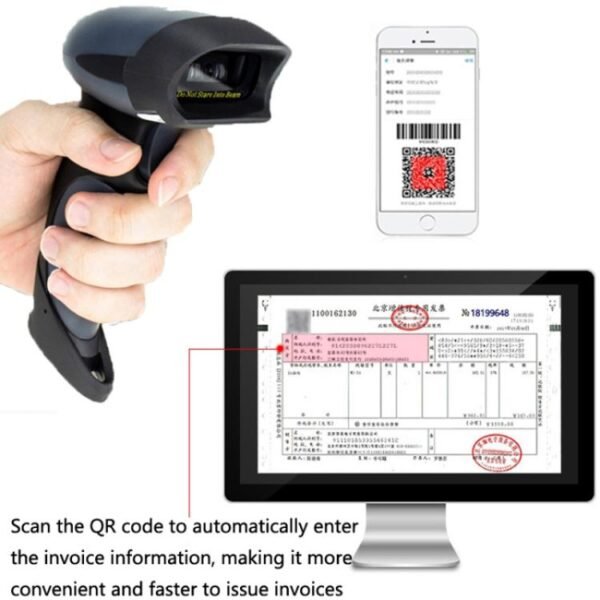 NETUM Supermarket Express Barcode QR Code Scanner, Specification:... - Image 4