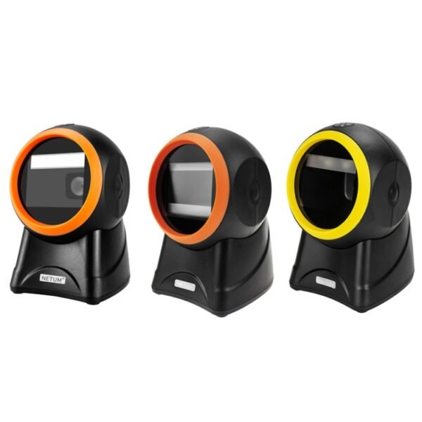 NETUM 2055 Supermarket Cashier Barcode QR Code Scanner Desktop Vert... - Image 2