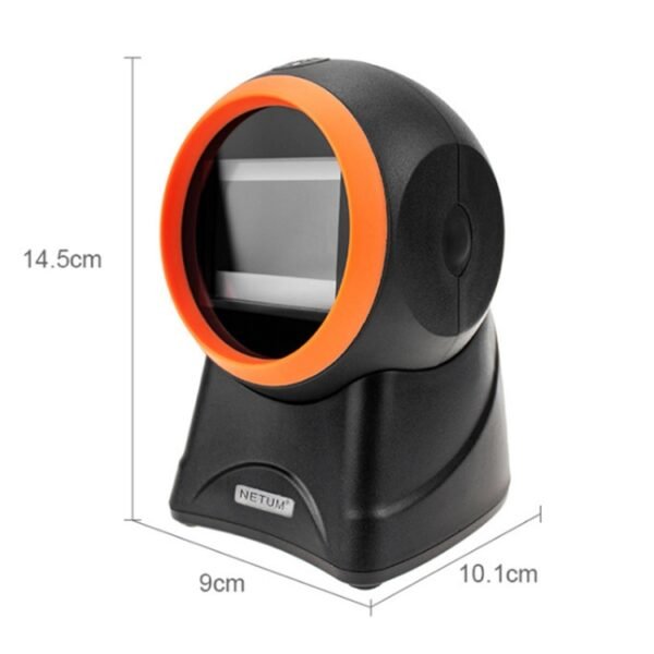 NETUM 2055 Supermarket Cashier Barcode QR Code Scanner Desktop Vert... - Image 4