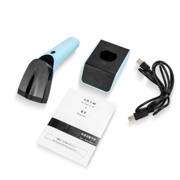 Handheld Barcode Scanner With Storage, Wired Red Light... - Image 7