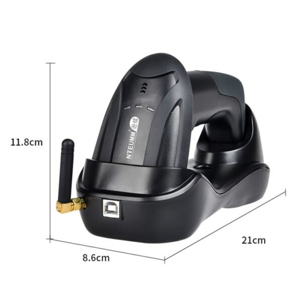 NETUM H8 Wireless Barcode Scanner Red Light Supermarket Cashier Sca... - Image 4