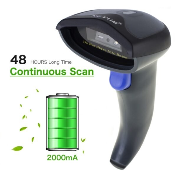 NETUM High-Precision Barcode QR Code Scanner, Model: Wireless, Wire... - Image 3