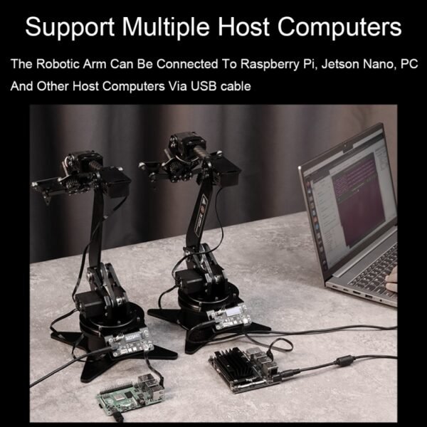 Waveshare High-Torque Serial Bus Servo, Desktop Robotic Arm Kit, Ba... - Image 5