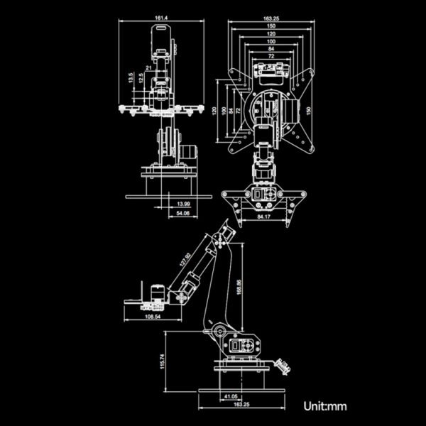 Waveshare High-Torque Serial Bus Servo, Desktop Robotic Arm Kit, Ba... - Image 6