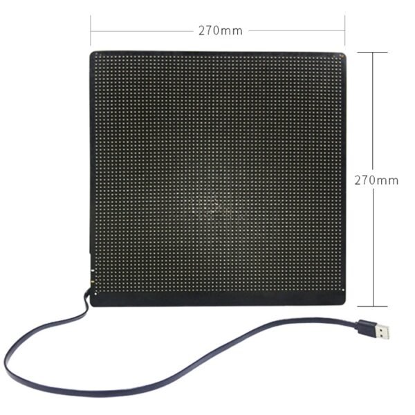 LED Backpack Screen Bluetooth Version Smart Full Colorful Display LED Advertising Screen, YSP-001 - Image 3