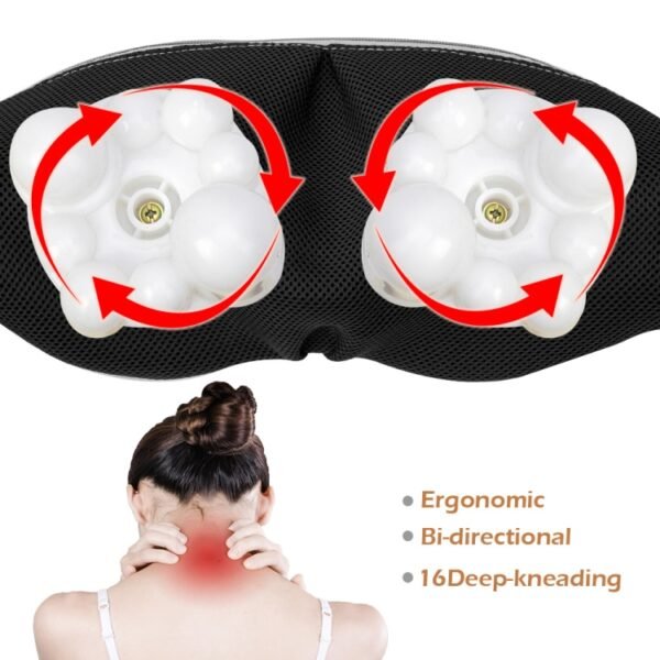 6 Keys Kneading Massage Shawl Cervical Massager, AU Plug