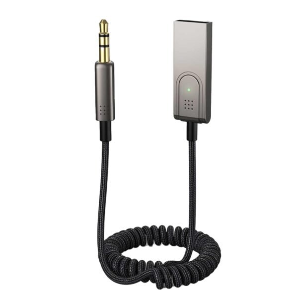 BY301 AUX Car Bluetooth 5.0 Receiver Mobile Call Bluetooth Adapter - Image 2