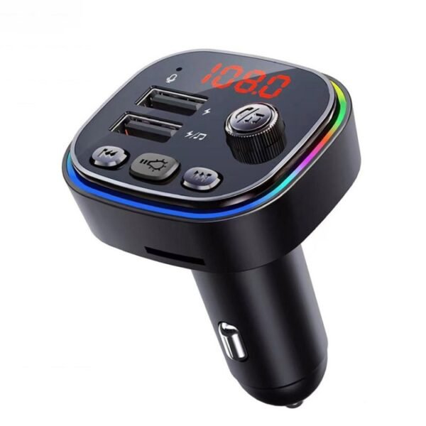 USB Car Bluetooth MP3 Music Player With Colorful Lights, C20