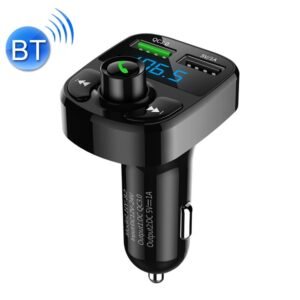 HY82 Car MP3 Bluetooth Receiver Dual USB Car Charger, HY82 Fast Charge Version