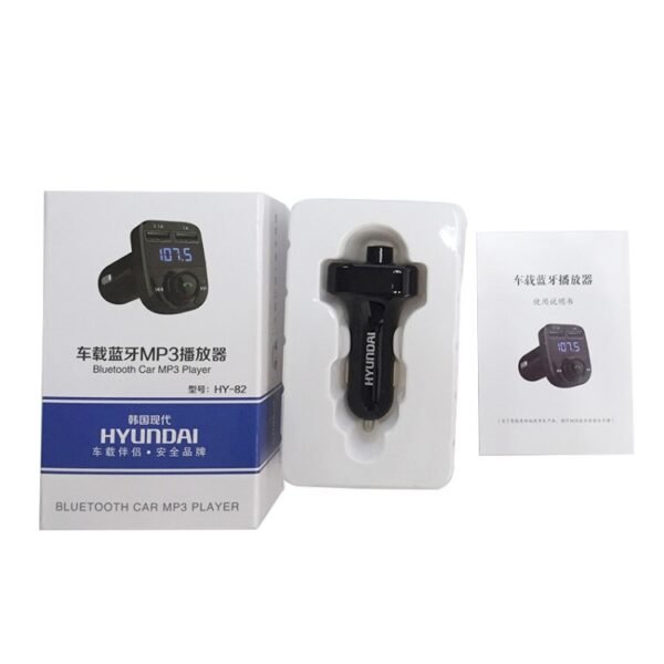 HY82 Car MP3 Bluetooth Receiver Dual USB Car Charger, HY82 Fast Charge Version - Image 7