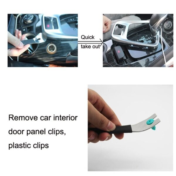 Car Stainless Ateel Audio Navigation Door Panel Crowbar - Image 5