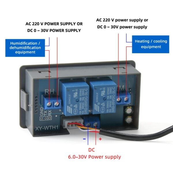 Digital Display High-Precision Double-Off Automatic Constant Temperature Humidity Control Panel - Image 4