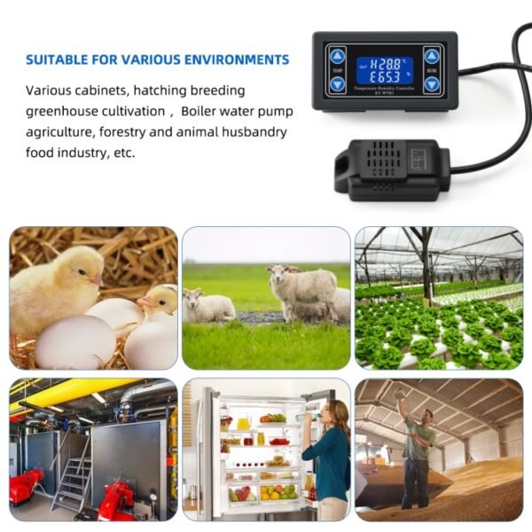 Digital Display High-Precision Double-Off Automatic Constant Temperature Humidity Control Panel - Image 7