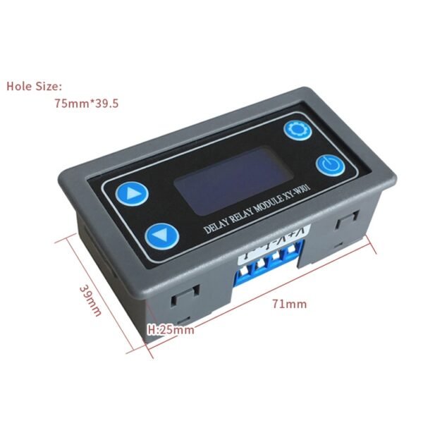 12/24V Relay Module Cycle Trigger Delay Power-Off Delay Timing Circuit Switch, Delay Circuit Switch - Image 3