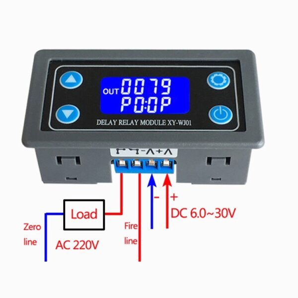 12/24V Relay Module Cycle Trigger Delay Power-Off Delay Timing Circuit Switch, Delay Circuit Switch - Image 5