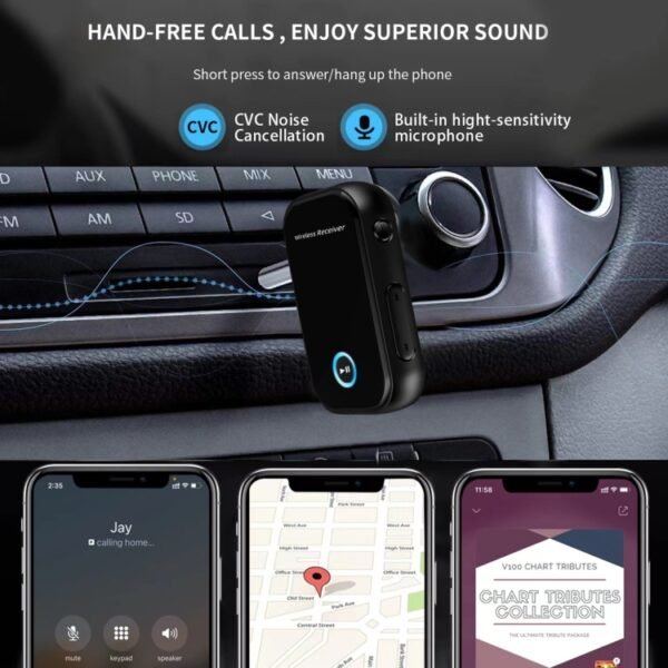 Car Bluetooth 5.0 Audio Receiver 3.5mm Bluetooth Converter - Image 7
