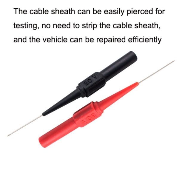 Coarse Probe Auto Repair Test Multimeter Pen, Color: Red + Black... - Image 3
