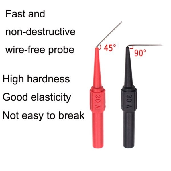 Coarse Probe Auto Repair Test Multimeter Pen, Color: Red + Black... - Image 4