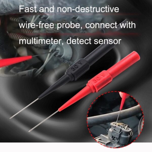 Coarse Probe Auto Repair Test Multimeter Pen, Color: Red + Black... - Image 6