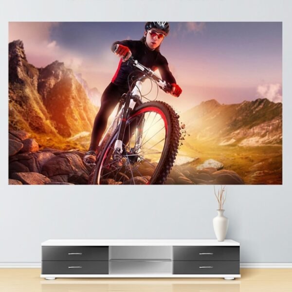Folding Metal Anti-Light HD Projection Curtain, Size:...