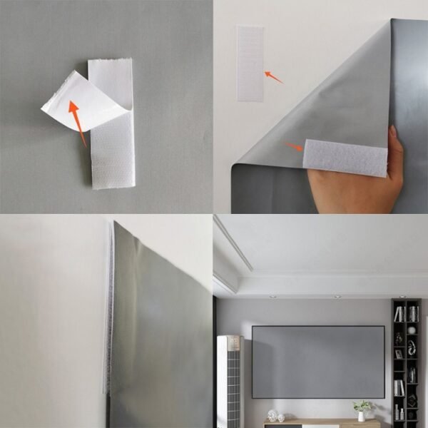 Folding Metal Anti-Light HD Projection Curtain, Size:...