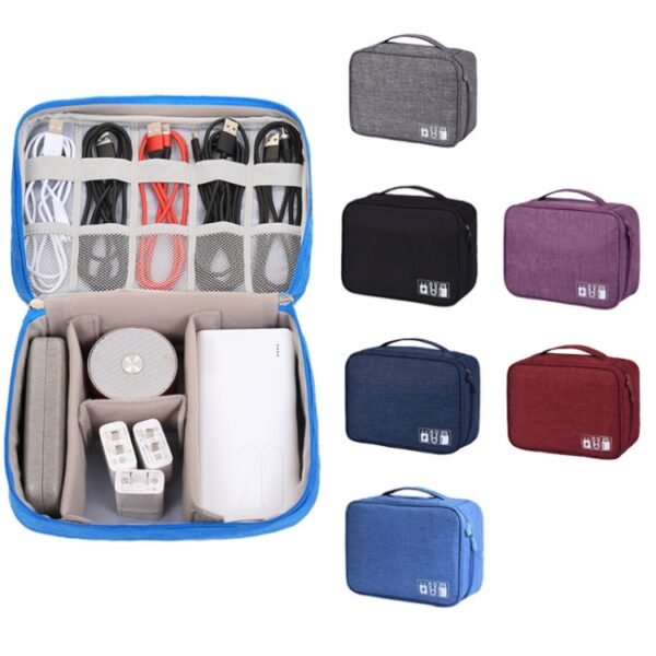 Multifunctional Cationic Digital U Disk Data Cable Storage Bag...