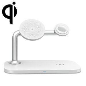 3 In 1 Magnetic Wireless Charger For iPhone12/13/14/15/16&iWatch&AirPods, 3 In 1 White, 3 In 1 Black