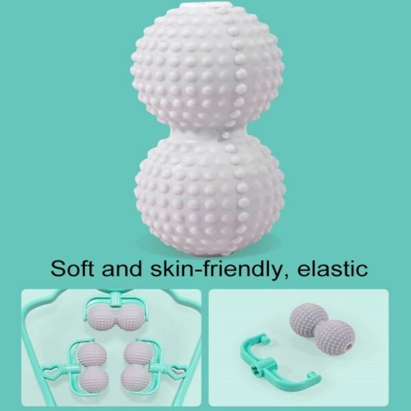 Handheld Cervical Shoulder And Neck Massager, Pink, Green, Blue - Image 4