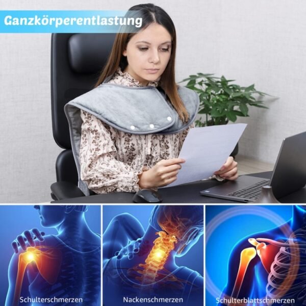 Heated Shoulder Guards Neck Guards Electric Heated Shawls Electric ... - Image 4