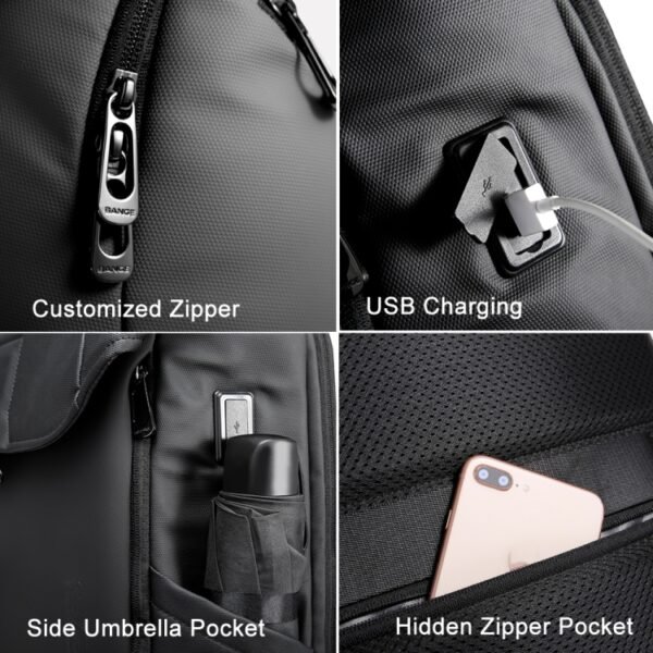 BANGE BG-2575  Anti theft Waterproof Laptop Backpack 15.6 Inch Dail...