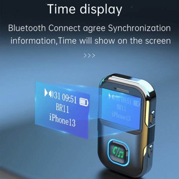 BR11 With Screen Bluetooth Audio Receiver MP3 Player - Image 4