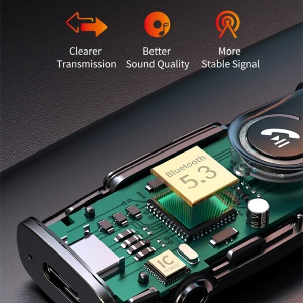 GR03 Car Bluetooth 5.1 Audio Receiver Wireless Adapter Converter, GR03 - Image 5