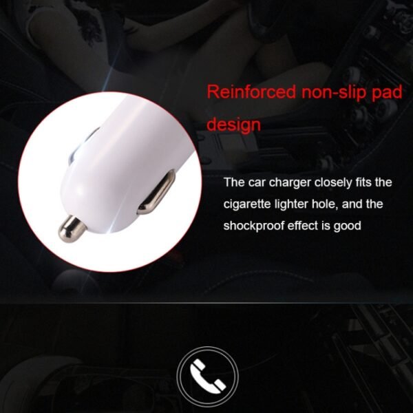 B9 Smart Digital Display Dual USB Bluetooth Car Charger with Hands-free Call Function - Image 6