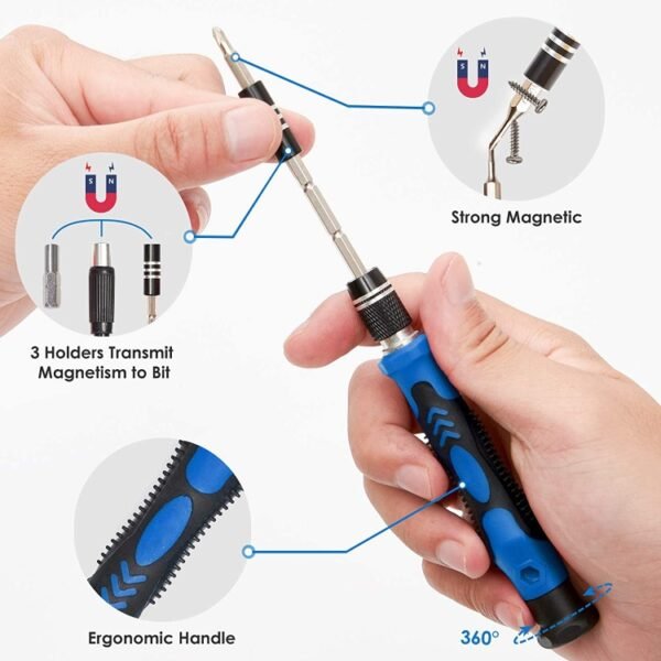 142 In 1 Precision Screwdriver Set Magnetic Screw Driver Bit Kit