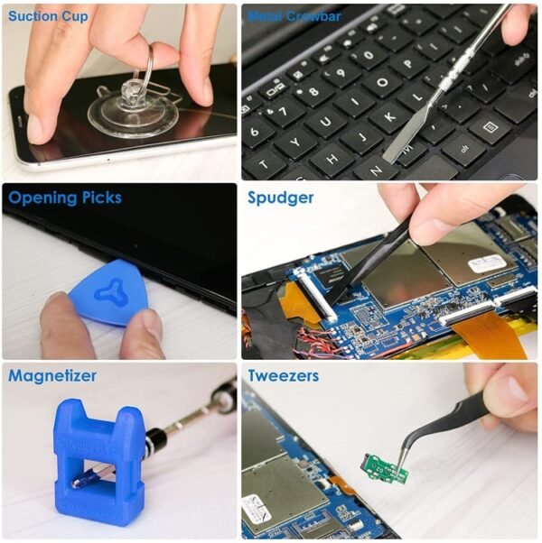 142 In 1 Precision Screwdriver Set Magnetic Screw Driver Bit Kit