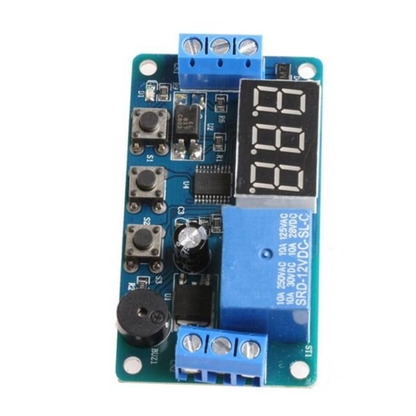 DK-C-01 Anti-Reverse Circuit Delay Relay Module DC12V Timing Delay Controller Module - Image 4