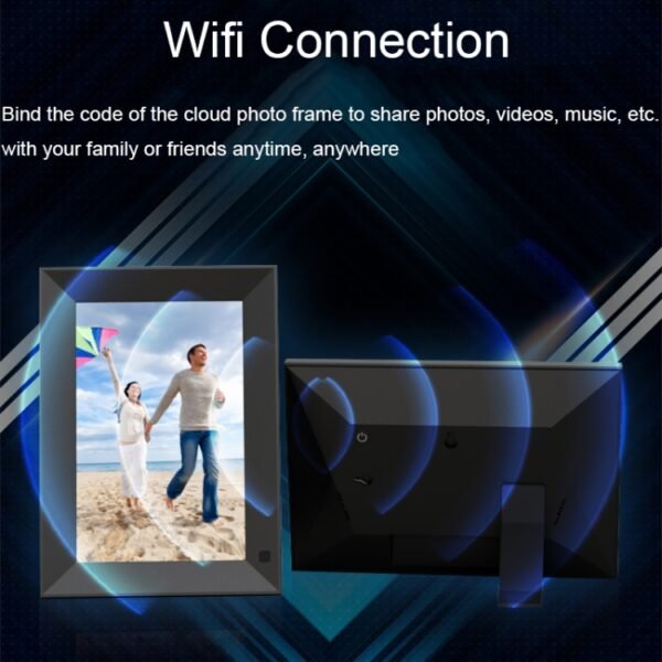 JT101F-C01 10.1-Inch Smart Touch Electronic Photo Frame With Human Sensor Function, US Plug - Image 7